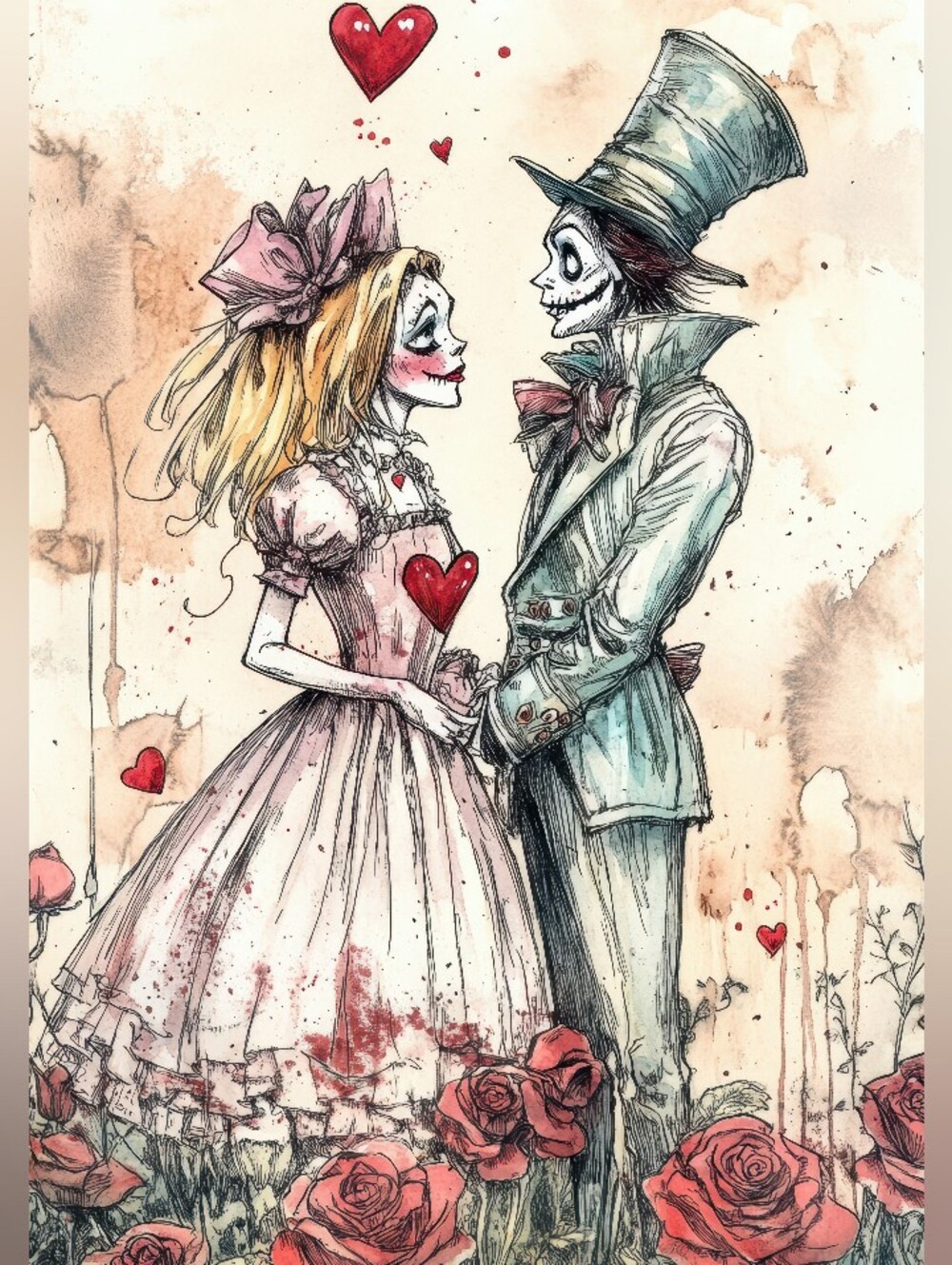 16pc=Alice Sketch Look Prints Special
